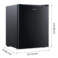 Galanz GL27BK-d 2.7 Cu ft Single Door Mini ENERGY STAR Fridge w